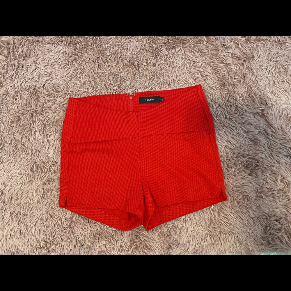 Red shorts